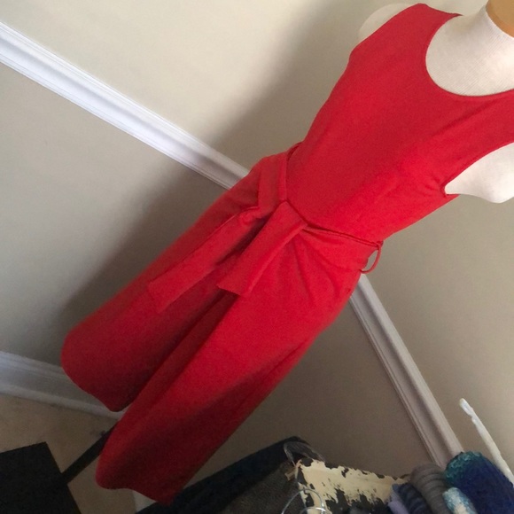 bishop + young Pants - Bishop and young red sleeveless pantsuit XS